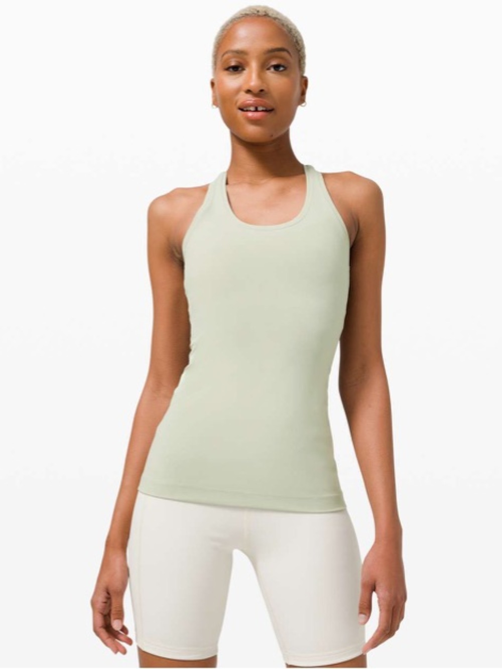 Lululemon Cool Racerback II Nulu Tank in Green Fern